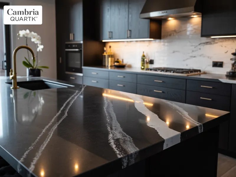 Cambria Blackbrook quartz countertop