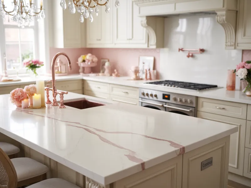 Cambria Rose Bay quartz countertop