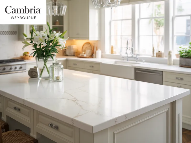 Cambria Weybourne quartz countertop